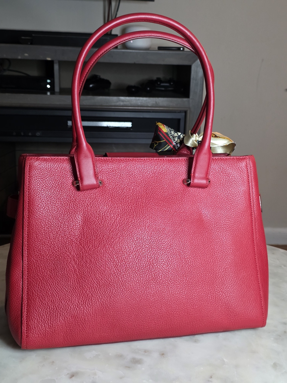 Authentic Coach Red Swagger Caryall With Dustbag & Cards - Picture 2 of 16